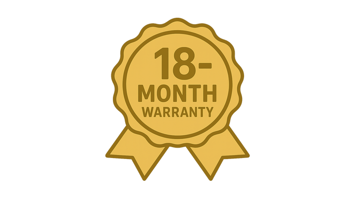 18-month Warranty