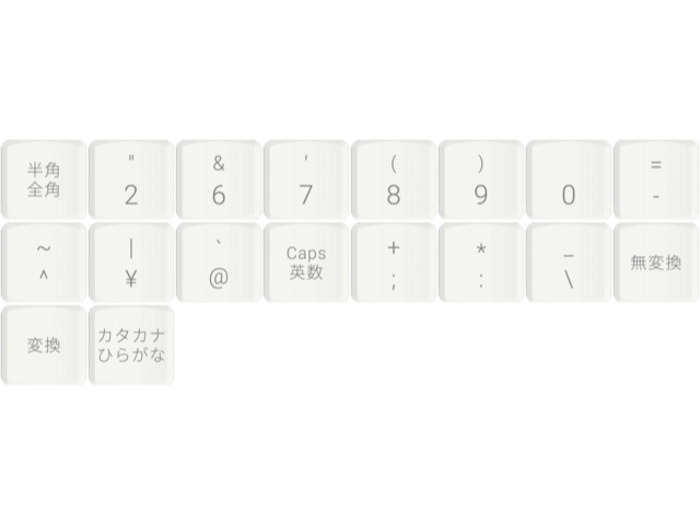 Glove80 JIS Keycap Add-on Set (MCC profile for Choc v1 switches)