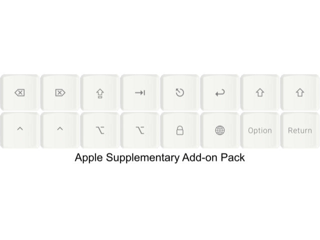Glove80 Apple Keycap Add-on Set (MCC profile for Choc v1 switches)